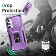 thumbnail image 5 of Funda para GANGXUN Samsung Galaxy A16 - Soporte metálico, Función magnética, Morado, 5 of 5