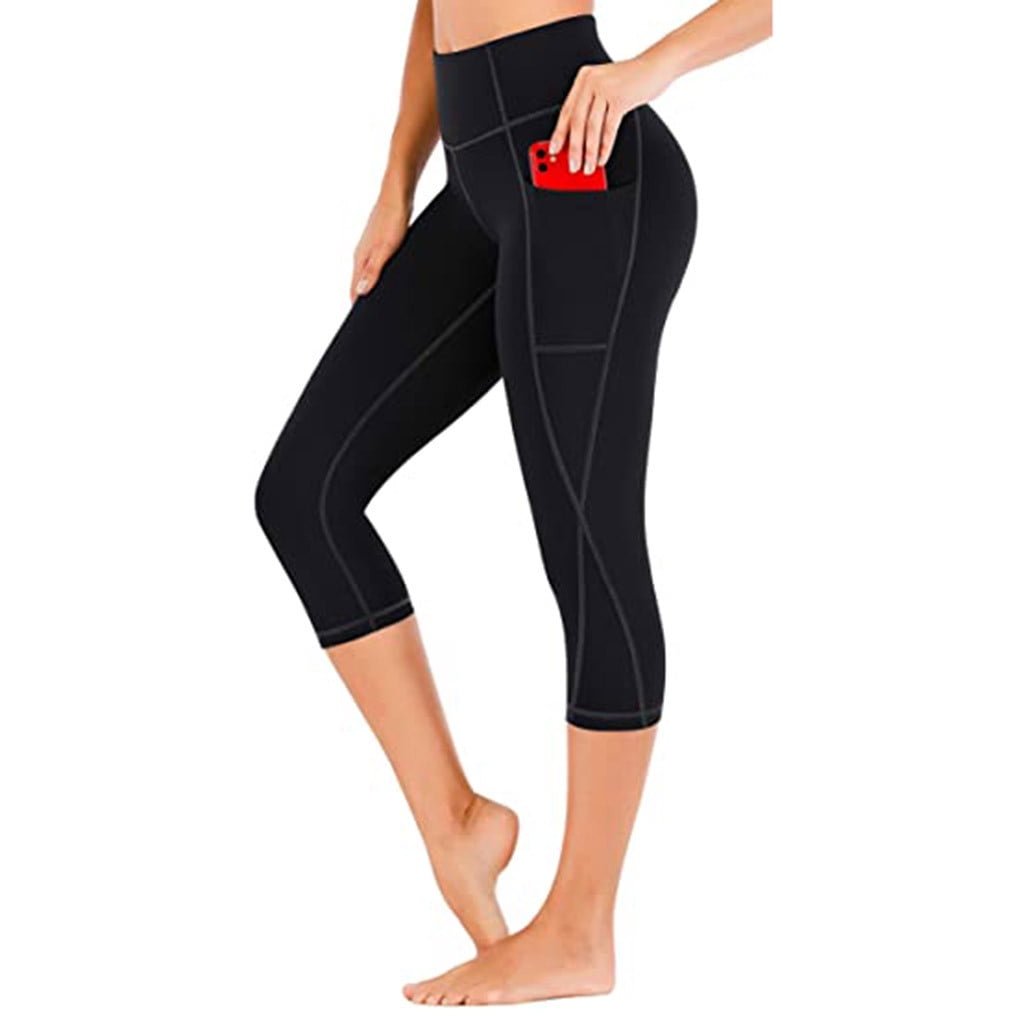 Efsteb Womens Yoga Pants Leggings Fitness Tummy Control Leggings