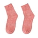 thumbnail image 5 of Calcetines gruesos de otoño e invierno para mujer, estilo étnico retro, calcetines de longitud media, calcetines gruesos de color sólido para mujer, calcetines cálidos para puestos, 5 of 5