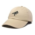 thumbnail image 5 of Dalix Fossil Embroidered Dinosaur T Rex Cotton Dad Hat Baseball Cap Adjustable Mens in Khaki, 5 of 5