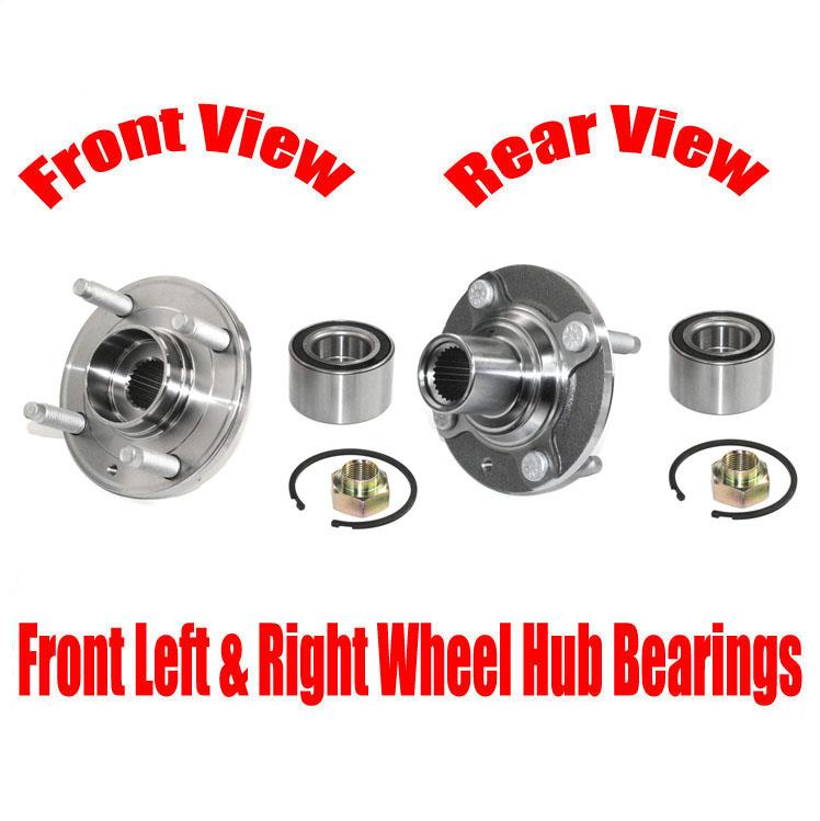 2 Dura Complete Front Wheel Hub & Bearing Kits for Chevrolet Aveo 20042011