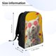 thumbnail image 4 of Fotbe Floral Sunglasses Cat Art Mochila de Viaje para Laptop, Mochila Ejecutiva Delgada y Resistente 15.6", 4 of 8