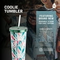 thumbnail image 2 of TAL Stainless Steel Coolie Tumbler 24 fl oz, Green Tropical, 2 of 7