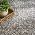 thumbnail image 6 of Nourison Outlines 7'10" x 9'10" Charcoal Ivory Vintage Indoor Rug, 6 of 8
