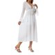 thumbnail image 5 of VISgogo Vestido tipo pareo para mujer, manga larga, cuello en V, patchwork, cordón, embarazo, verano, playa, vestido VISgogo moda, 5 of 9