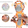 thumbnail image 3 of 2023  New Cow Cloth Dog Toy Educational Pull Cotton Rope Interactive Sound Cleaning Pet Toy, 3 of 5