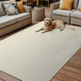 thumbnail image 2 of Fsddascl Beige Ombre Cream Outdoor Rug for Patio/Deck/Porch, Non-Slip Large Area Rug 4 x 6 Ft, Modern Striepd Abstract Aesthetics Indoor Outdoor Rugs Washable Area Rugs, Camping Rug Carpet, 2 of 5