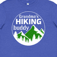 thumbnail image 4 of Inktastic Grandma's Hiking Buddy with Mountains and Trees Youth T-Shirt, 4 of 5