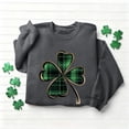 thumbnail image 4 of Wo-Fusoul Chandail pour Femmes, chandail à Manches Longues Col Rond, Haut Décontracté Imprimé pour la Saint-Patrick, Design Sans Capuche, 4 of 6