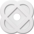 thumbnail image 1 of Ekena Millwork CMP14CE-03000 14 in. OD x 3 in. ID Square Charlotte Architectural Grade PVC Contemporary Ceiling Medallion, 1 of 4
