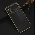 thumbnail image 2 of Compatible with Xiaomi Poco X4 Pro 5G Case Silicone Shockproof Xiaomi Poco X4 Pro 5G Phone Case Anti-Scratch Ultra Thin Plating TPU Cases (Xiaomi Poco X4 Pro 5G, Black), 2 of 13