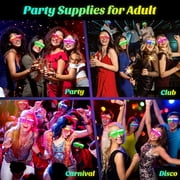 20 Pack LED Glasses Dance Party Favors Light up Glasses, Glow In The Dark Party Supplies Accessories for Adult,New Years Eve Party Supplies 2026 Neon glasses Birthday Party Favors