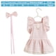 thumbnail image 2 of Vestido para perros Vestido a rayas para perros, Ropa para perros pequeños Niña, Traje de verano ligero para mascotas, Ropa para gatos, Vestidos para perros pequeños, 2 of 5
