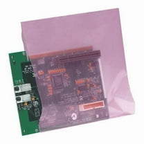 Office Depot® Brand 4 Mil Anti-Static Flat Poly Bags, 9" x 12", Pink, Case Of 1000