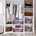 thumbnail image 6 of Cabinet Storage Basket 15.75x10.63x6.96 Inches Storage Box Foldable, Storable and Easy to Assemble ，Open Home Storage Bins ，Closet Storage Bins Warm Christmas House, 6 of 8