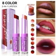 thumbnail image 6 of BEUKING Glitter Matte Lipstick, 2 In 1 Two Tone Waterproof Lip Gloss, Sparkling High Pigment Longlasting Smudgeproof Non-Stick Cup Lipstick, Shimmer Lip Blam for Women Girl （#1）, 6 of 10