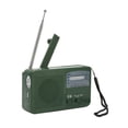 thumbnail image 1 of Radio de manivela, Radio de manivela solar Radio de emergencia recargable Radio de emergencia solar creada magistralmente, 1 of 8