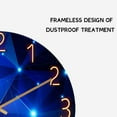 Black and Friday Deals 2024 Clearance Wall Clock Glass Geometric Clock