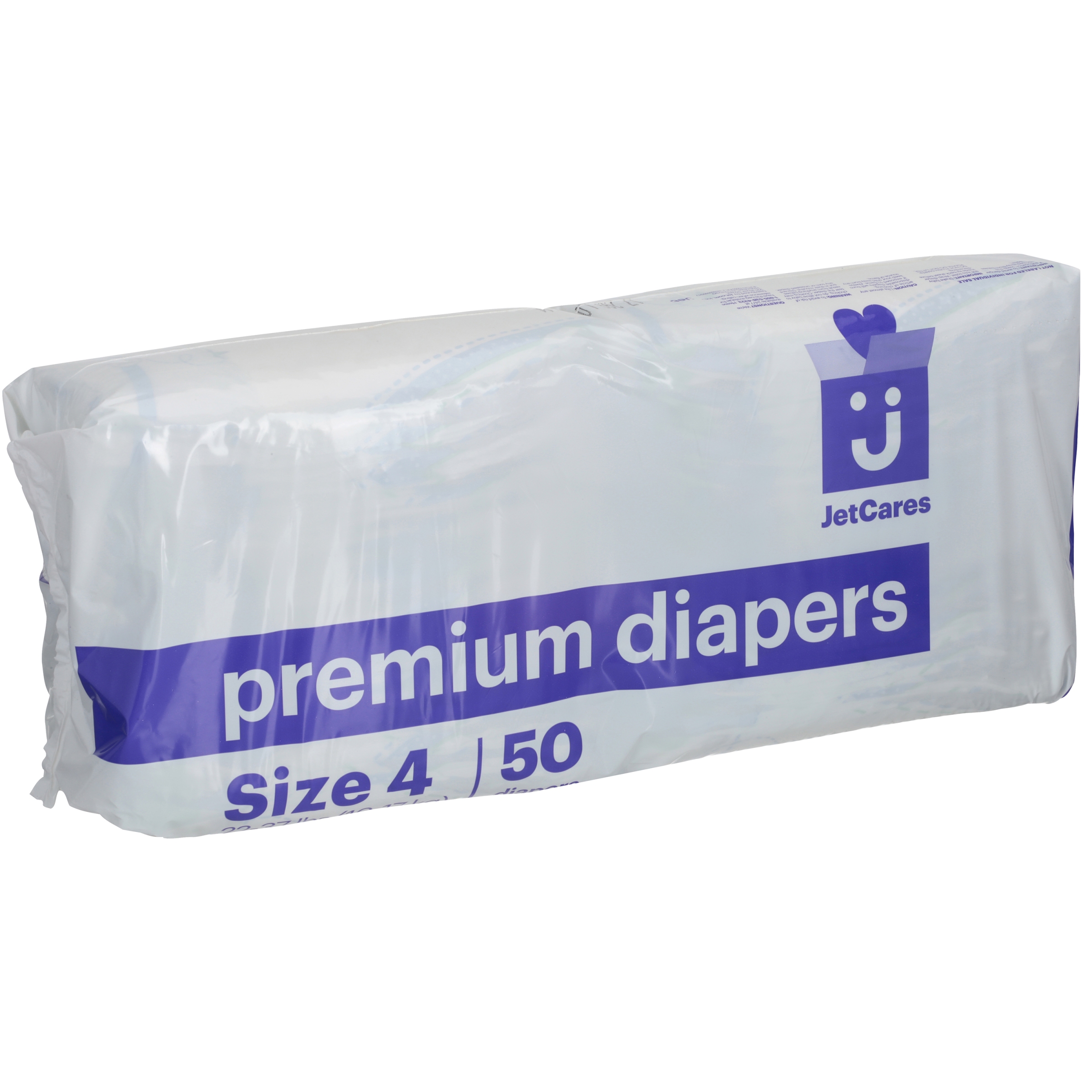 Jetcares Diapers, One Month Supply, Size 4, 200ct