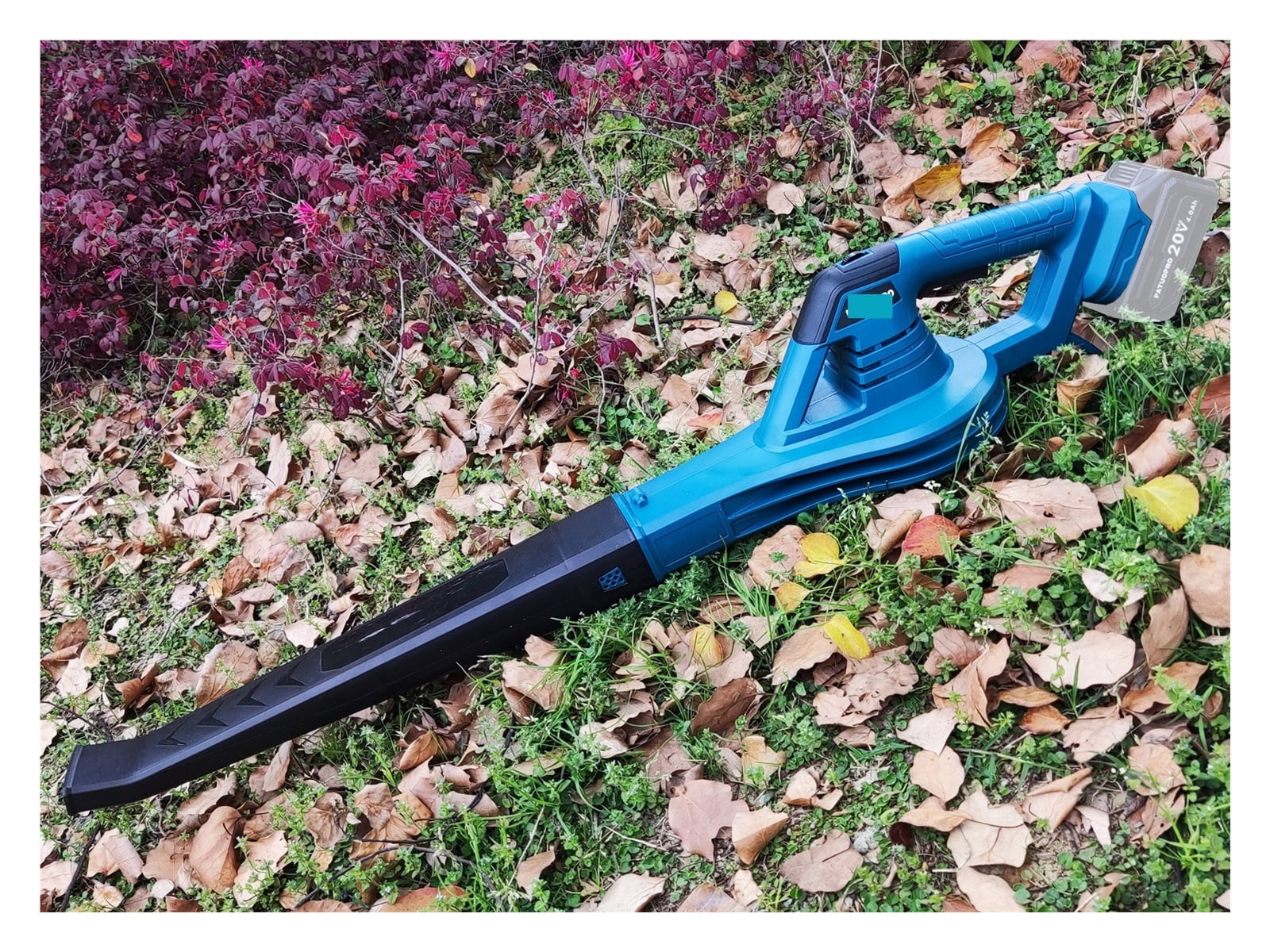 Electric Cordless Leaf Blower， 6 Speed Mode For Lawn Care Patio Blowing Leaves Snow Fit 18V Battery(No Battery)