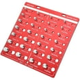 thumbnail image 1 of 28 Sizes Thread Nut & Bolt Gauge Aluminum Alloy Metric Imperial Identification, 1 of 9