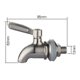 thumbnail image 5 of Grifo de repuesto duradero para dispensador de bebidas, acabado pulido de acero inoxidable, grifo de repuesto para dispensador de agua, también se adapta a otros sistemas de filtro de gravedad Adepaton 2034253-2, 5 of 9