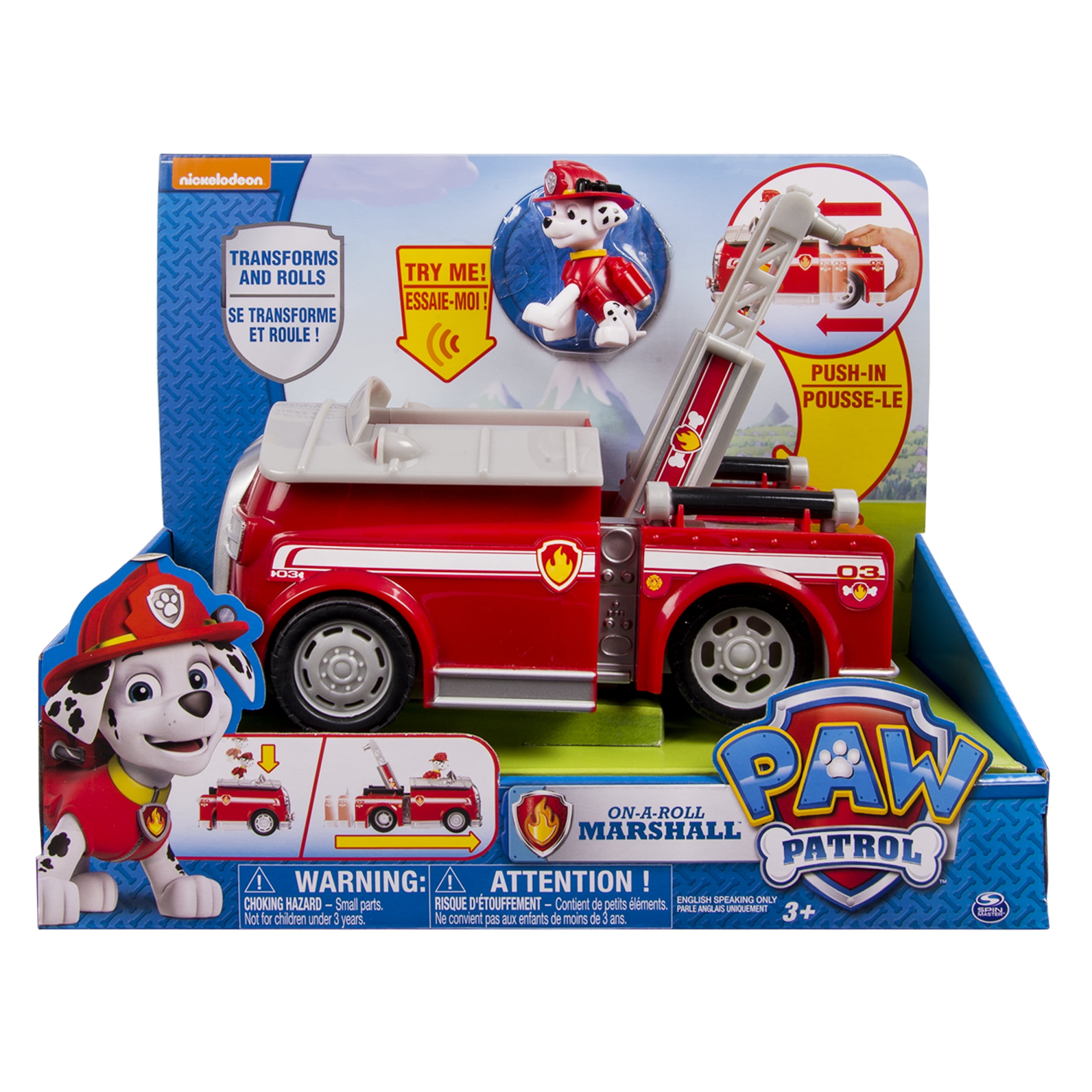 paw patrol on a roll chase