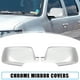 thumbnail image 2 of Par Coche Trasera Vista Espejo Carcasa Cromado Completo Espejo Cubierta Tapa Unique Bargains Espejo Funda, 2 of 9
