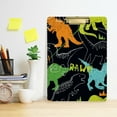 thumbnail image 6 of FMSHPON Dinosaurs Clipboard Hardboard Wood Nursing Clip Board and Pull for Standard A4 Letter 13x9 inches, 6 of 8