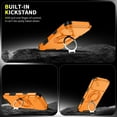 thumbnail image 2 of Allytechgroup Rugged Case for Apple iPhone 17 Pro with 2 Pcs Screen Protector, Sliding Camera Lens Cover Rotating Kickstand Anti-Scratch Magnetic Back Cover Compatible with Car Mount,Orange, 2 of 10