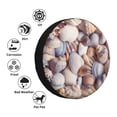 thumbnail image 4 of Fotbe Sea Shells Funda de Llanta de Repuesto con Estampado, Engrosada, Ajuste Universal para Jeep, Remolque, RV, SUV, Camión-16 inch, 4 of 6