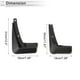 thumbnail image 3 of Guardabarros delanteros y traseros únicos para Audi A3 hatchback 2016-2019 con accesorios de montaje 1 juego, 3 of 6