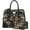 1 Leopard, variant on Women Handbags Top Handle Satchel Purse Shoulder Bag Briefcase Hobo Bag Set 2pcs