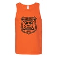 thumbnail image 2 of Burt Macklin Parks and Recreation Pop Male Graphic Tank Top, Orange, 2XL, 2 of 3