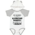 thumbnail image 3 of Inktastic My Mommy is a Respiratory Therapist and a Hero Boys or Girls Baby Bodysuit, 3 of 5