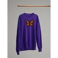 thumbnail image 3 of Monarch Butterfly Art Sweatshirt Women -Image by Shutterstock, Female 5X-Large, 3 of 4