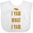 thumbnail image 3 of Inktastic Thanksgiving I Yam What I Yam Funny Boys or Girls Baby Bib, 3 of 4