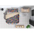 thumbnail image 1 of 3D Abstract Color Leaf Pattern Quilt Cover Set Bedding Set Duvet Cover, 1 of 3