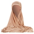 thumbnail image 2 of Chapeau Décontracté pour Femmes, Bonnet Solide, Couvre-Cheveux, Turban Long Musulman, 2 of 4