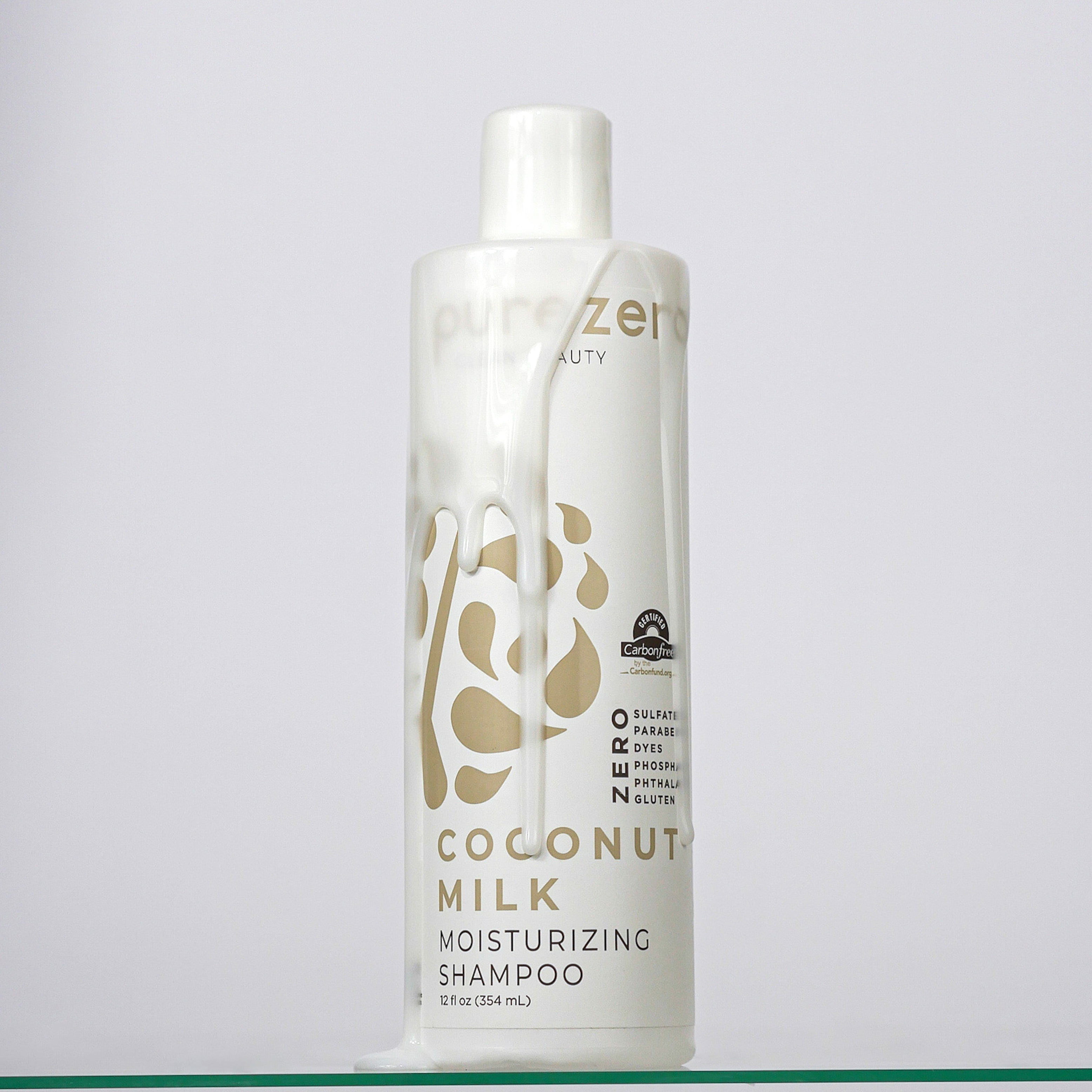 (4 pack) Purezero Coconut Milk Shampoo, 12oz