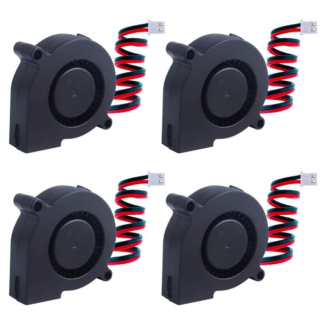 Experto en ventilación: ventilador de 50 mm con doble cojinete de bolas para impresora 3D, solución de refrigeración de tamaño micro y larga vida útil para disipar el calor