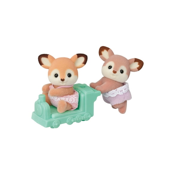Calico Critters Deer Twins, Set of 2 Collectible Doll Figures