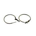 thumbnail image 4 of Abbracc 20pcs 30mm Round Hoop Loop Leverback Earring Making Findings Bronze, 4 of 8