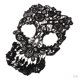 thumbnail image 1 of 4 Pack Cráneo Encaje Ajuste Nupcial Adorno Vestido De Boda Apliques Pches Sunnimix Apliques de encaje, 1 of 7