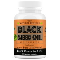 Pure Black Seed Oil Capsules 1000mg per serving - 120 Capsules - Supplement Pills to Support Healthy Blood Sugar, Blood Pressure, Cholesterol, Healthy Skin, Hair, and Nail, Cold Pressed, Non GMO