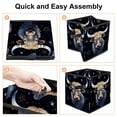 thumbnail image 4 of Taurus Constellation Storage Containers Foldable Basket with Handle, 10.8"x10.5"x10.6", Large Capacity - Storage Bins, Toy Storage, 4 of 6