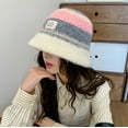 thumbnail image 5 of Caywon Women's Winter Thickened Solid Color Fisherman Hat Cold Proof Warm Bucket Hat Fleece Lined Cold Weather Accessory, 5 of 5