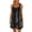 C Black, variant on Dresses for Women Sleeveless Spaghetti Strap Tropical Print Loose Mini Dress, Summer Casual Beach Vacation Dress with Ruched Bust & Flowy Hem Boho Dresses Purple,L