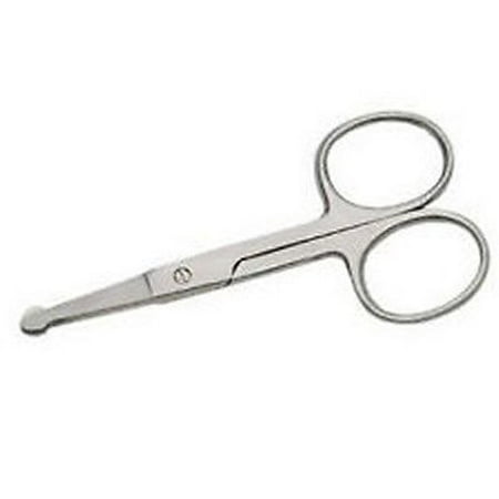 12 Safety Scissors Mustache Nose Ear Hair Pet Grooming Manicure