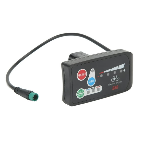 Medidor de Pantalla de bicicleta eléctrica BuyWeek ABS Ultra sensible